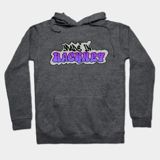 Made in Hackney I Garffiti I Neon Colors I Purple Hoodie